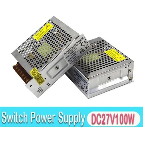 Variable Switch Power Supply DC27V 100W Driver Transformer AC100-240V AC-DC 27V Powers Source for Communication Equipment Motor