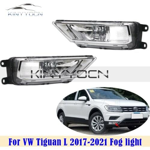 For Volkswagen VW Tiguan L 2017 - 2021 Front Bumper Fog Light Foglight Fog Lamp Foglamp