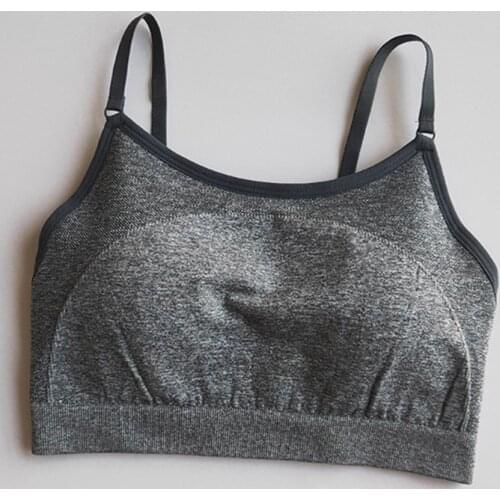 LANTECH Sports Bra FLEX Yoga Sportswear Push Up Running Athletic Top Training Women Fitness Gym Bra Seamless Workout Activewear