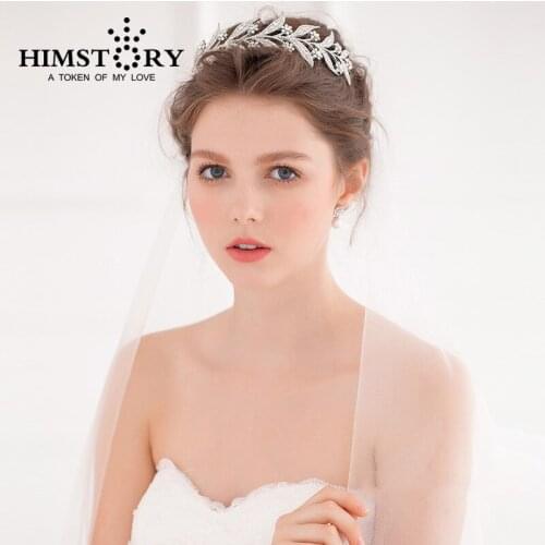 Rhinestone Branches Flower Wedding Tiara Crown Bridal Hair Accessories Hair Jewelry