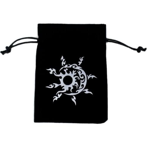 Tarot Storage Bag High-grade Flannel Small Object Storage Pouch Cards Holding Container for Enthusiasts Magicians Use 13x18CM