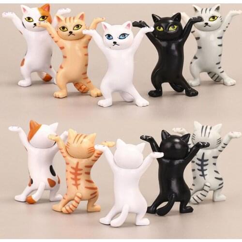 Dancing Cats Cartoon Enchanting Toy Doll Action Figures Interesting Cat Dolls Creative Desktop Ornamentsdecoration Gifts