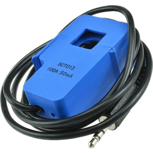 NEW 100A SCT-013-000 Non-invasive AC Current Sensor Split Core Current Transformer for Lighting Equipment AC Motors