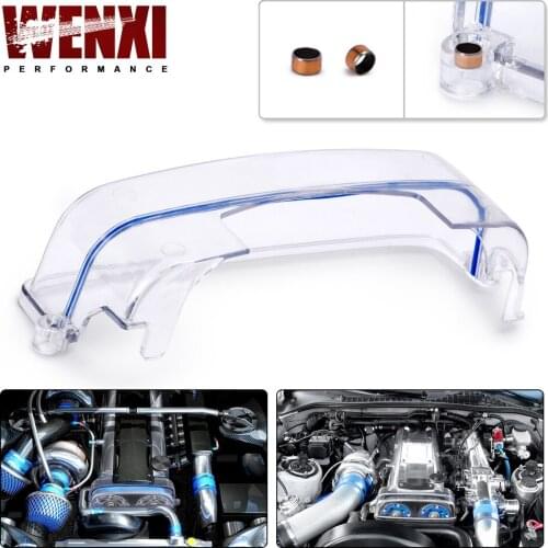 Turbo Cam Pulley Timing Belt Cover Clear For 2JZ Toyota Supra Aristo JZZ31 JZA80 JZS147 JZX91 Lexus SC300 IS300 WX6332