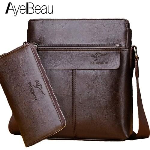 Vintage Business Messenger Crossbody Shoulder Men Bag Cross Body Male Handbag Side Hit For Sac Bolso Bolsa Tas Casual Bag Porter