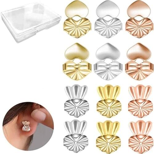 2021 Arrival Cute Animal Gold/Silver Color Earring Back Lifter For Women Handmade Wholesale Earrings Back Charming Gift Jewelry
