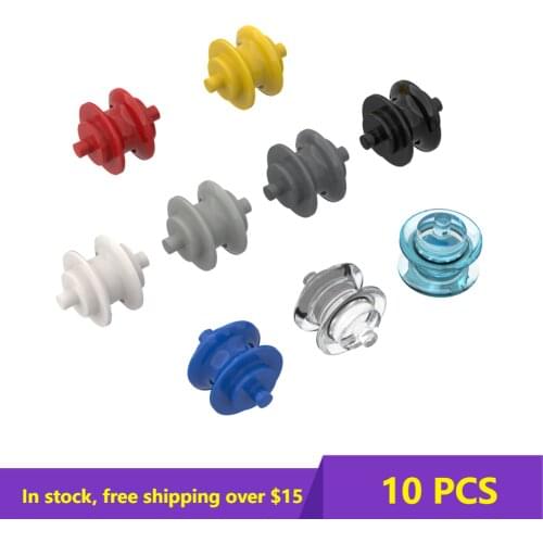 10PCS MOC Bricks 3464 HUB FOR FORK For Building Blocks Parts DIY Education Construction Classic Brand Gift Toys For Children