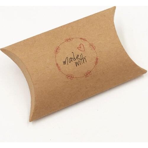 New Hot Candy Pouch 100Pcs Wedding Favors Pillow Shape Gifts Boxes Chocolate Giveaways Boxes Party Supplies