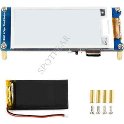 2.13 inch E-Paper Cloud Module, WiFi Connectivity 2.13inch ePaper display screen, 250×122