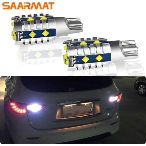 2pcs CANbus T15 W16W 921 LED Bulb For infiniti G35 G37 qx30 QX56 QX60 QX70 qx80 Q25 Q30 Q35 Q50 Q90 Car Reverse Backup Lights