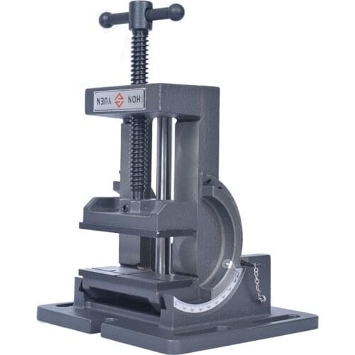 3 Inch Tiltable Guide Type Angle Flat Tongs0- 90 Degree Inclination Vise Tilt Angle Vise For Drilling Machine Bench Drill