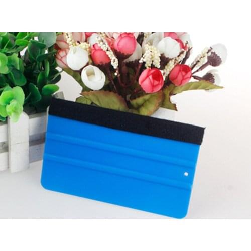 40 Pcs Car Wrap Scrapers Felt Edge Scraper Car Stickers Decal Wrap Felt Squeegee Applicator Hand Tool