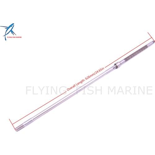 63V-45510-01 Short Drive Shaft for Outboard Engine Yamaha 4-Stroke F15 Boat Motor