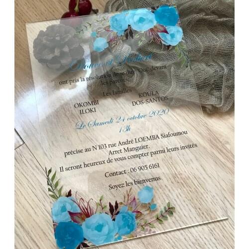 Free shipping 10pcs custom colorful printing acrylic wedding invitation cards,Acrylic invitation,Acrylic Invite cards
