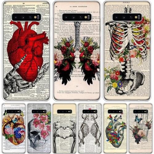 Human anatomy organ Phone Case For Samsung Galaxy A50 A70 A30S A51 A71 A10 A20E A40 A90 A20S M30S A6 A7 A8 A9 Plus Coque