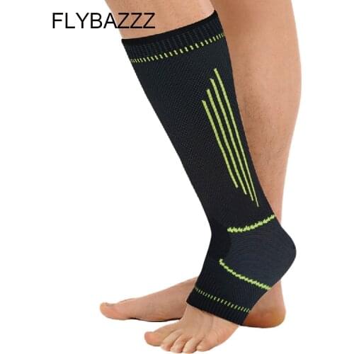 FLYBAZZZ New Style Professioal Elastic Ankle Support Foot Leg Protection Cycling Sports Safety Series Lengthened Ankle Brace Pad