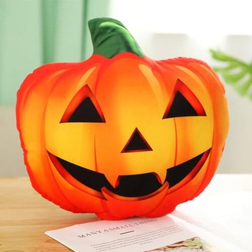 Halloween Witch Plush Doll with 3D Cartoon Shape PP Cotton Filling Cute Decorative Pillow Toy