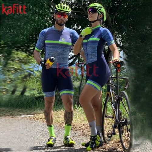 Kaffert Summer New Short-sleeved Cycling Suit Womens Special Triathlon Team Suit Suit Sports One-piece Suit Couple Models