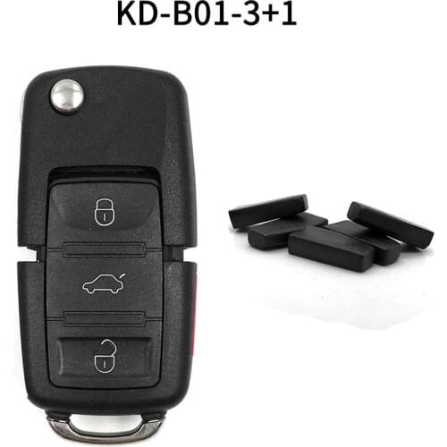 KEYDIY B Series B01-3+1 B01-3 Car Remote Key for KD900 KD900+ URG200 Mini KD and HC(4C 4D G 46) Chip for KD-X2 H618PRO Tango