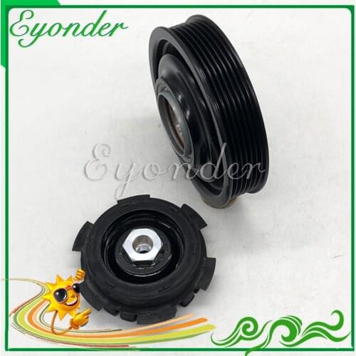 AC A/C Air Conditioning Conditioner Compressor Electromagnetic Magnetic Clutch Pulley 6PK for Audi A6 AQ5 Q5 2.5