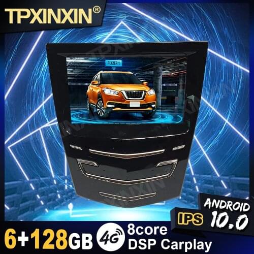For Cadillac ATS/ATSL/XTS/SRX/CTS Android 10.0 6G+128G Carplay GPS Navi Multimedia Player Stereo Auto Audio Radio Tape Recorder