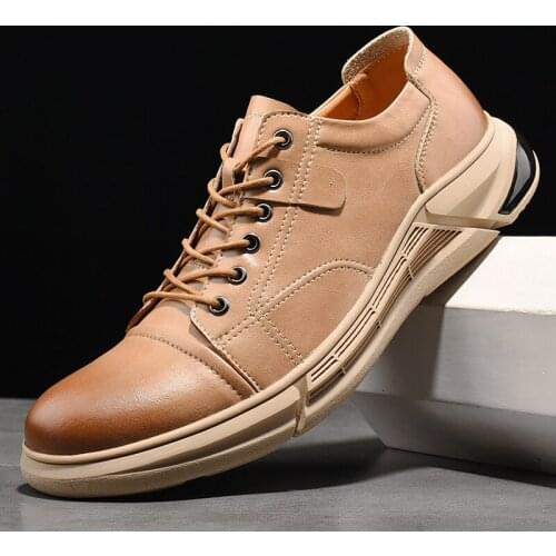 Men Shoes Men Genuine Leather Loafers Breathable Casual Mens Shoes Men Moccasins weddign party shoes Business Formal Shoe