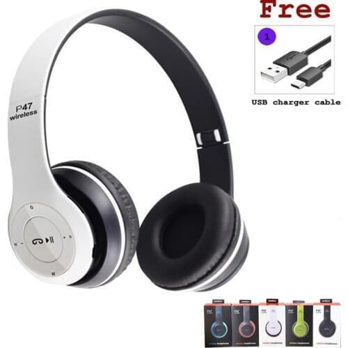 New Headphones Wireless 5.0 Bluetooth Headphones Headset Music Stereo Helmets Headset Gaming Foldable For Phone PC Tablet Gift