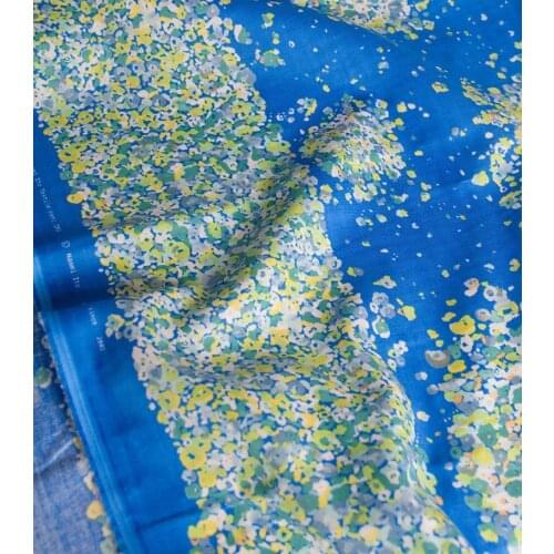 Half-Meter Japanese Nani Iro Soft Double Gauze Cotton Fabric Fuwari fuwari E