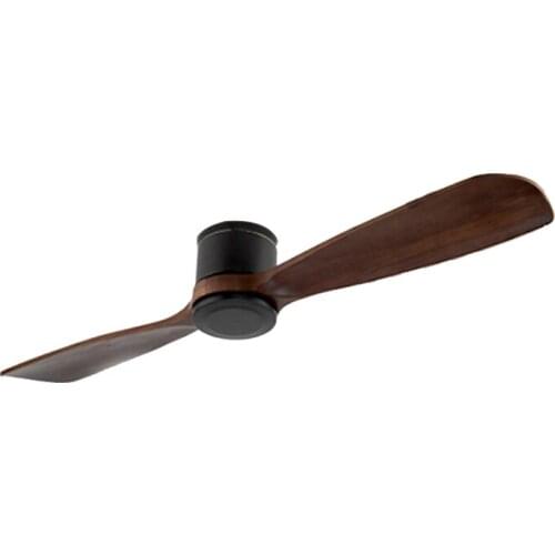 Rodless Ceiling Fan Lamp Wood Without Light Living Room Dining Room Black Kitchen Cafe Salon Remote Control ventila 220 110V