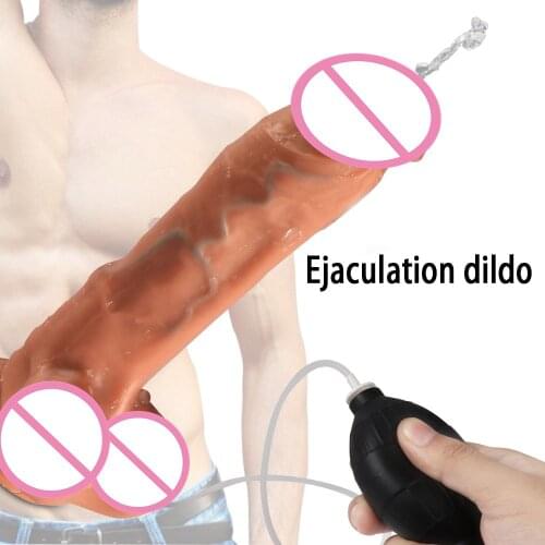 Realistic Ejaculation Dildo for Women Female Masturbators Dildos With Strong Suction Cup Vagina G-spot Anal Sex Toys for Woman