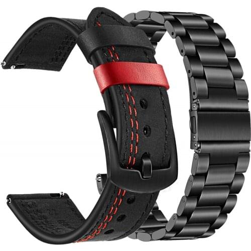 For Galaxy Watch 46mm/Gear S3 Frontier/Classic Band Sets, 22mm 20mm Bracelet Strap for samsung galaxy watch active 2 40mm 44mm