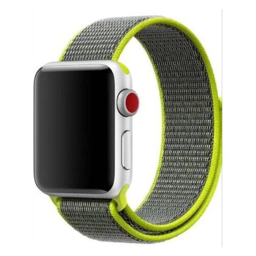 Series Woven Nylon Casual Watch Band sport loop for Apple Watch Iwatch Strap Wrist Bracelet Connector Mounted for 38/42m