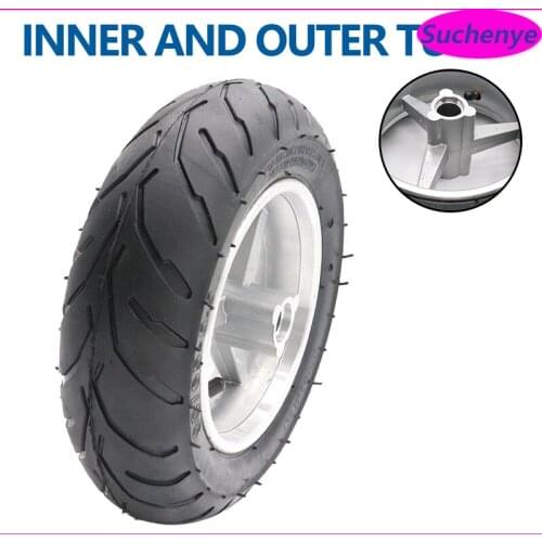 90/65-6.5 Tubeless Wheel Tyre 11 Inch Vacuum Tire with Alloy Hub/rim for Electric Scooter Accessories