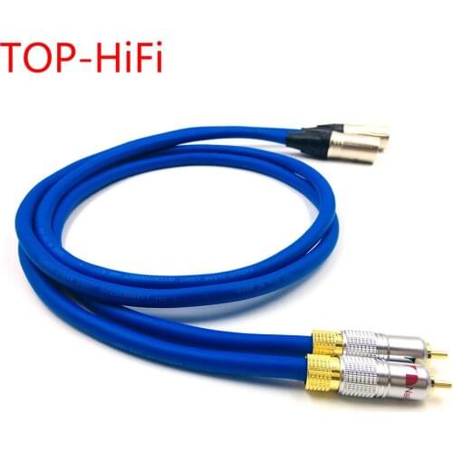 TOP-HiFi Pair Nakamichi RCA to XLR Male to Male Balacned Audio Interconnect Cable XLR to RCA Cable with CARDAS Clear-Light-USA
