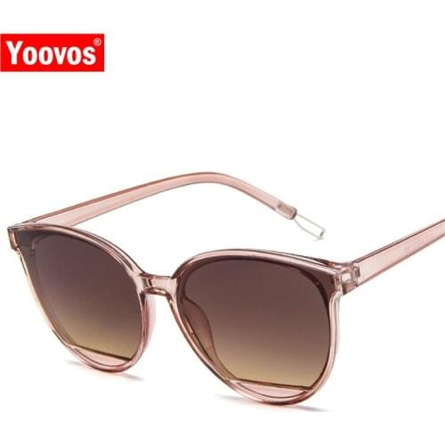 Yoovos 2021 Fashion Sunglasses Women LuxuryVintage Big Frame Eyeglasses Metal Mirror Classic Party Oculos De Sol Feminino UV400
