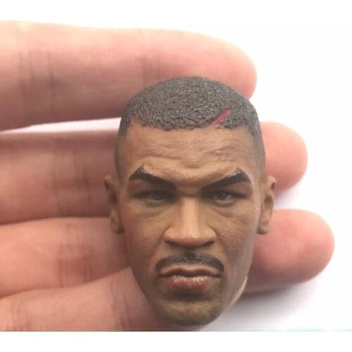 1/6 Scale Mike Tyson Head Carving Sanda IP MAN 3 Male Soldier Head Sculpt for 12in Phicen Tbleague Action Figure Toy