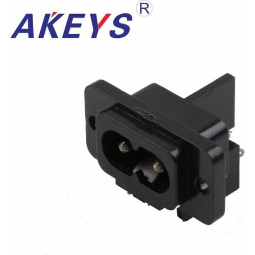 10 PCS AC-001-2P 2PINS DB appliance socket 220v power supply notebook outlet for home appliances