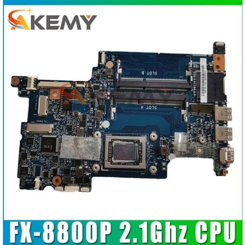 AKEMY origianl H000094110 Laptop motherboard For toshiba Radius E45W-C FX-8800P 2.1Ghz CPU Mainboard works