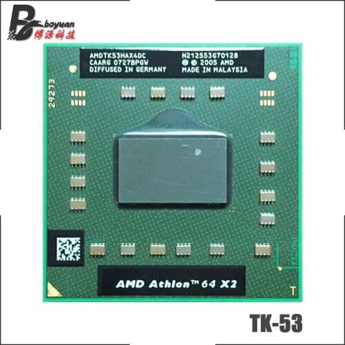 AMD Athlon 64 X2 TK-53 TK 53 TK53 1.7 GHz Dual-Core Dual-Thread CPU Processor AMDTK53HAX4DC Socket S1