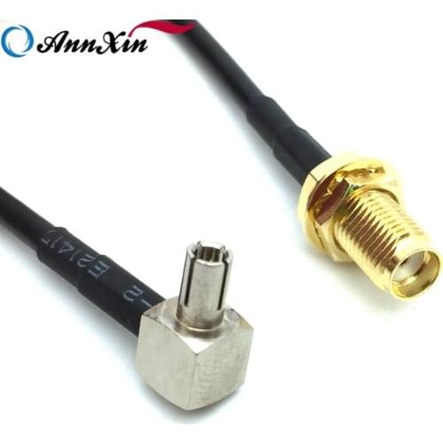 ANNXIN Original High-Quality Communication Cable Antenna Accepts Private Custom Right Angle TS9 Male to SMA Female Pigtail Cable