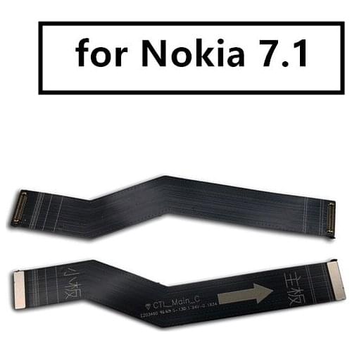 For Nokia 7.1 Mainboard Flex Cable Logic Main Board Motherboard Connect LCD Flex Cable Ribbon Repair Spare Parts