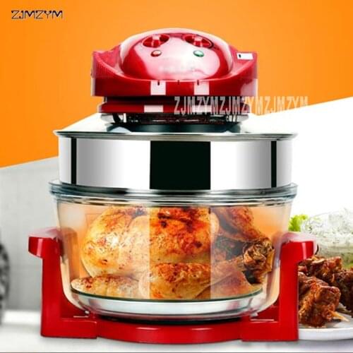 Kitchen electric fryers 220V/1200W household oil-free air fryer 10L large capacity multi-function fryer bake fries machine