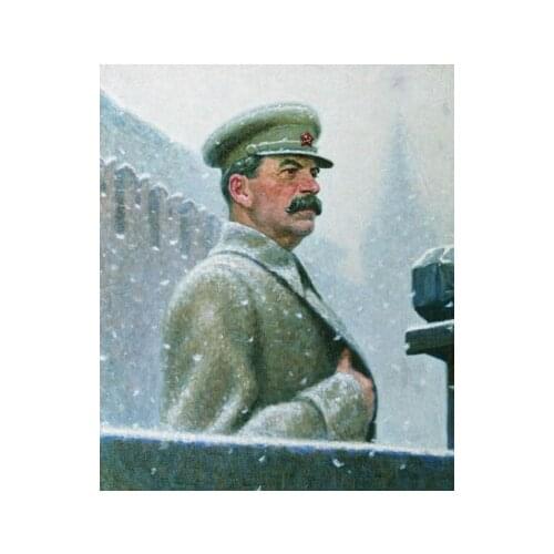 ARTIST ART-- Joseph Stalin after Aleksandr Ivanovich Laktionov portrait oil painting # 100% handpainted painting