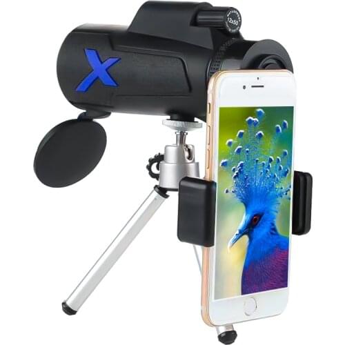 12X50 Powerful Monocular Telescope HD Long Range Spotting Scope Professional for Bird Watching Outdoor Camping Hunting Hiking