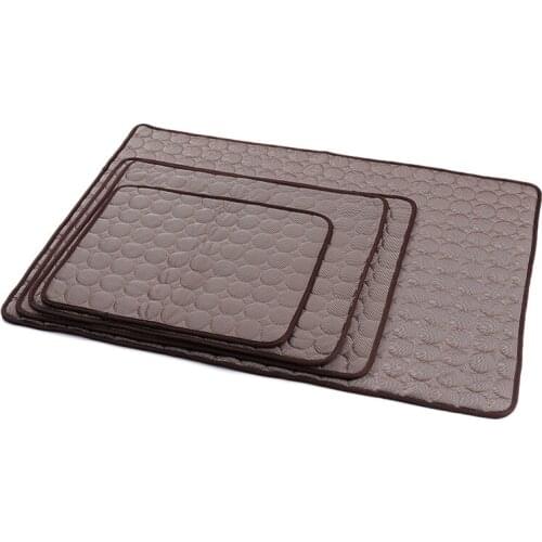 Summer Dog Cooling Mat Ice Pad Pet Large Size Puppy Pet Cooler Mat Pet Cooling Blanket Cushion Indoor Seat Dog Bed