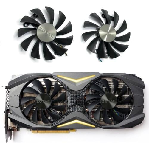 95MM GAA8S2U GFM10012H12SPA 4Pin Cooler Fan For ZOTAC GeForce GTX 1070 1080 GTX1070 GTX1080 AMP Edition Video Cards Cooling Fans
