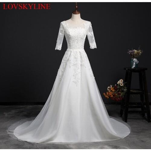 Real Images Vestido De Novia Organza and Tulle Wedding Dress with Beads Bridal Dresses Robe de Marriage Wedding Gowns