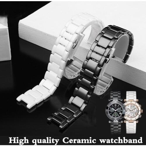 20*11mm 18*10mm 16*8mm High quality Ceramic Watchband for GC watches Band Mens and Womens Watch Accessories
