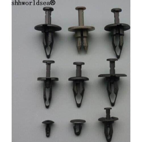 Shhworldsea 100pcs Auto Bumper Rivet Retainer Push Engine Cover Car Door Trim Panel Clip For GM