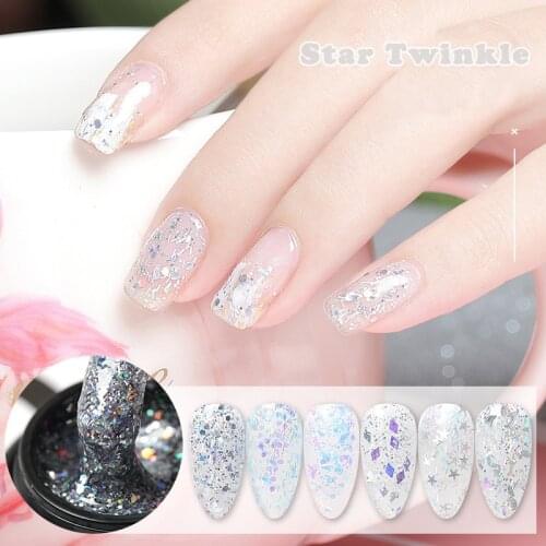 SKVP Glitter Gel Polish For Nails